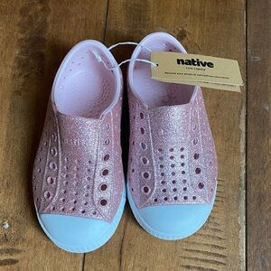 Brand new Native Kids Water Shoes - Sparkly Pink size 7